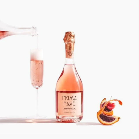 Prima Pavé Rosé Dolce Demi Sec Non-Alcoholic Sparkling Wine