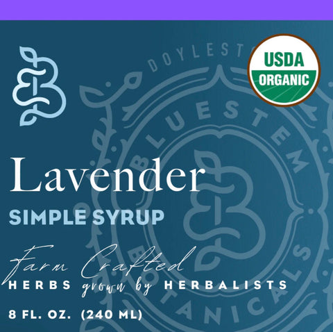Bluestem Botanicals Lavender Simple Syrup