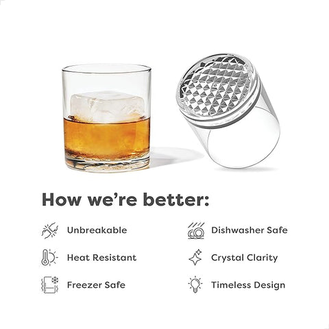 TOSSWARE RESERVE 12oz Old Fashioned Tritan™ Copolyester Glass