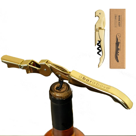 A Bar Above Gold Wine Opener