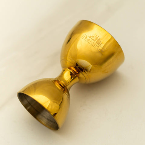 A Bar Above Bell Jigger Gold