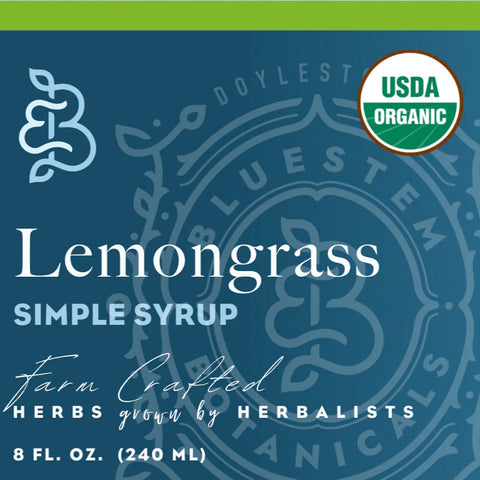Bluestem Botanicals Lemongrass Simple Syrup