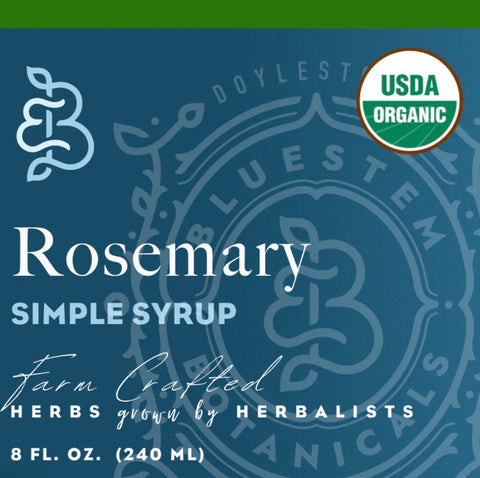 Bluestem Botanicals Rosemary Simple Syrup