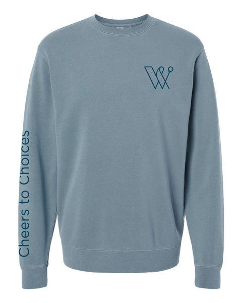Cheers to Choices Navy Crewneck Sweatshirt
