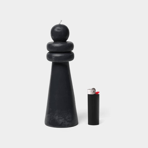 Carl Durkow Spindle Candle - Black