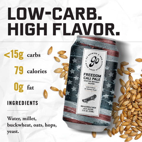 Go Brewing Freedom Cali Pale - Non Alcoholic Beer