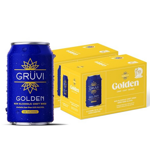 Grüvi Non Alcoholic Golden Lager