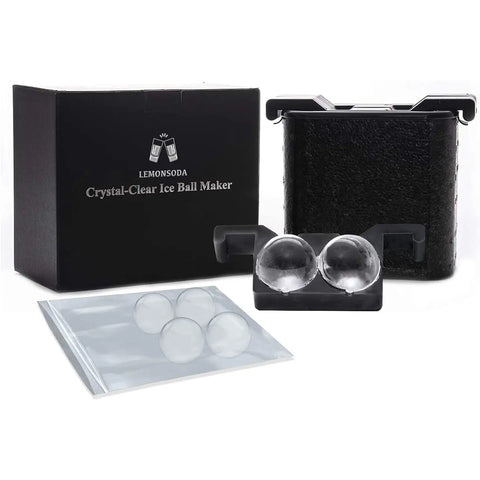 Premium Round Ice Cube Mold - 2 Cubes