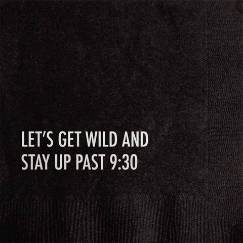 Cocktail Napkin-Get Wild