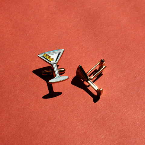 Love & Victory Martini Cufflinks
