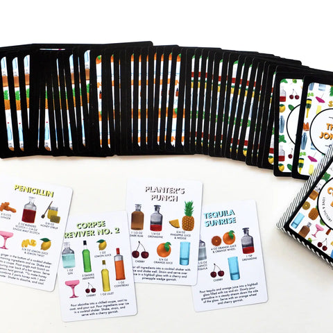 Love & Victory Cocktail Deck - 52 Classic Cocktail Recipe Cards