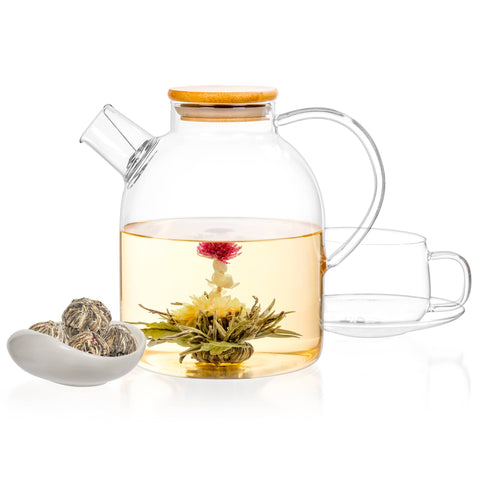 Flowering Blooming Tea Gift Box, 12 pcs Shapes & Flavors