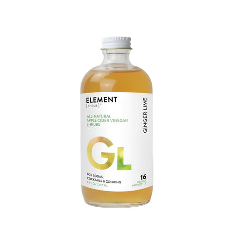 ELEMENT Ginger Lime Shrub 237ml: 8oz