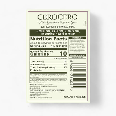 CeroCero - White Grapefruit & Lemongrass