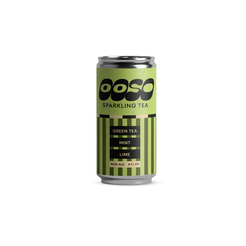 OOSO Sparkling Green Tea, Mint & Lime