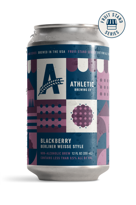 Athletic Blackberry Berliner Weisse (Non-Alcoholic)