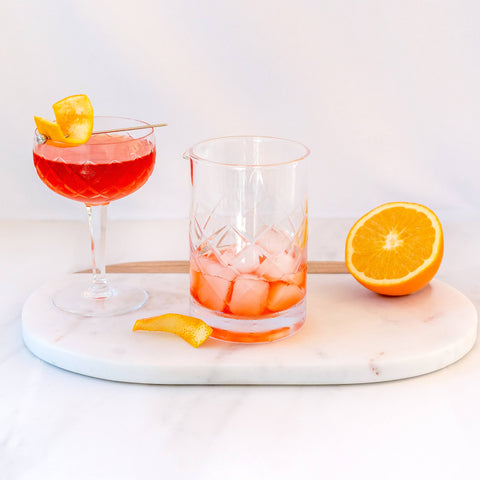 A Bar Above Cocktail Mixing Glass - Diamond Cut