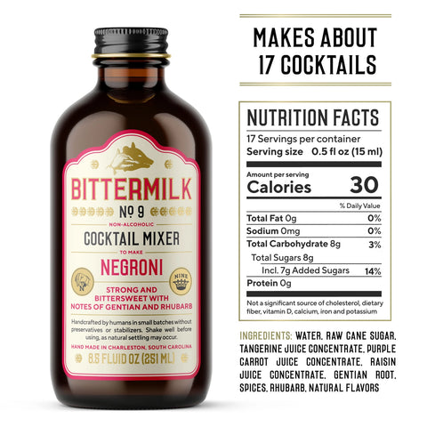 Bittermilk No.9 - Negroni Cocktail Mixer