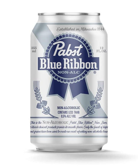 Pabst Blue Ribbon (Non-Alcoholic) - 12 pack