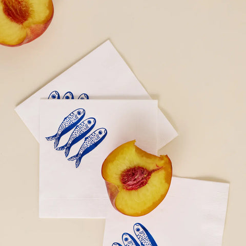 Sardines Cocktail Napkin