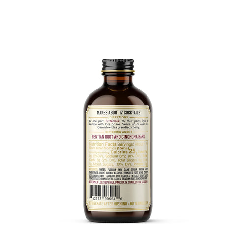 Bittermilk No.1 - Bourbon Barrel Aged Manhattan Cocktail Mixer
