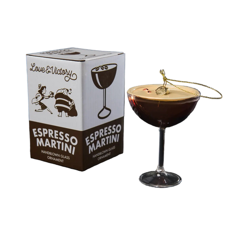 Love and Victory Espresso Martini Ornament