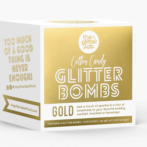 The Glitter Lab-Gold Drink Glitter Bombs