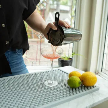 A Bar Above Hawthorne 4-Prong Strainer, Black