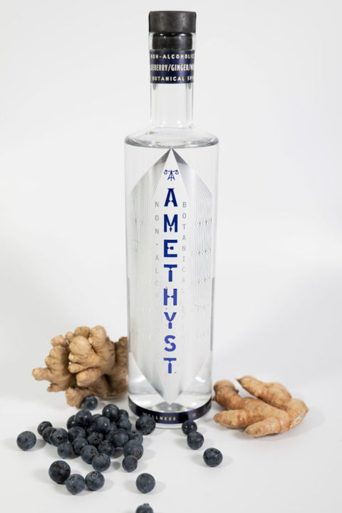Amethyst NA Botanical Spirit-Blueberry Ginger Mint