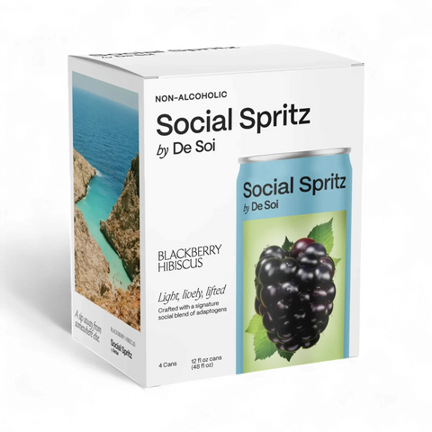De Soi Social Spritz - Blackberry Hibiscus
