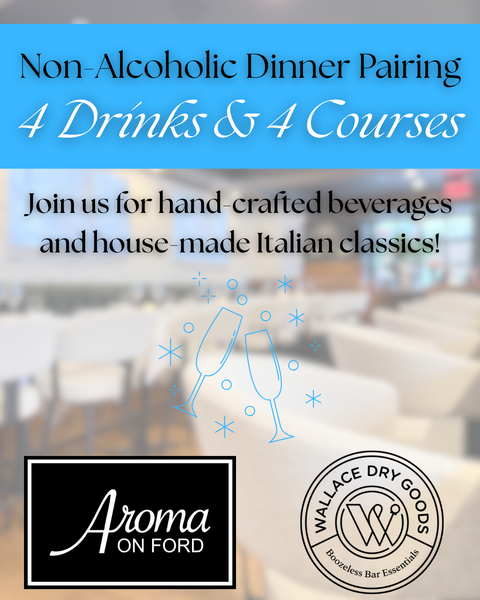 4 Course Dinner & NA Drinks with Aroma on Ford