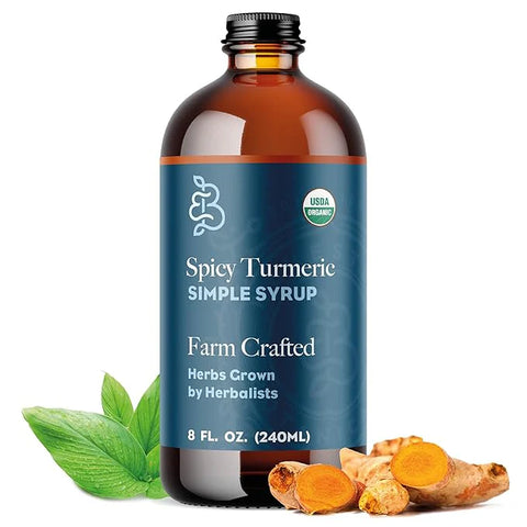 Bluestem Botanicals Spicy Turmeric Simple Syrup