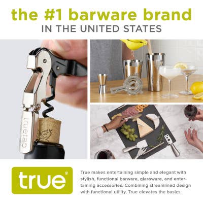 Truetap™: Riveted Wood Double Hinge Corkscrew - Bulk