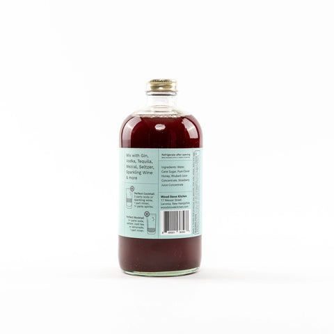 Wood Stove Kitchen Strawberry And Rhubarb Mixer, 16 fl oz