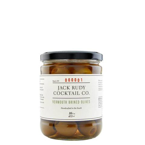 Jack Rudy Vermouth Olives - 16 oz