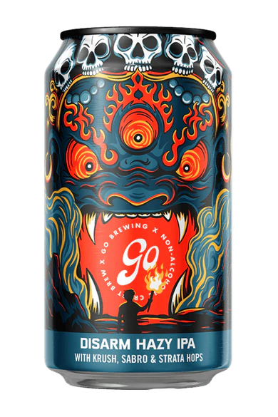 Go Brewing Disarm Hazy IPA - Non Alcoholic Beer