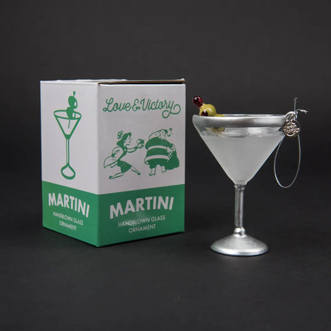 Martini Christmas Ornament