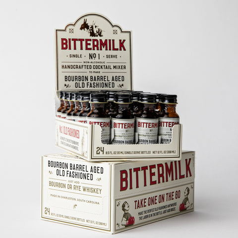 Bittermilk Bourbon Barrel Aged Old Fashioned Mixer (Single Serve)