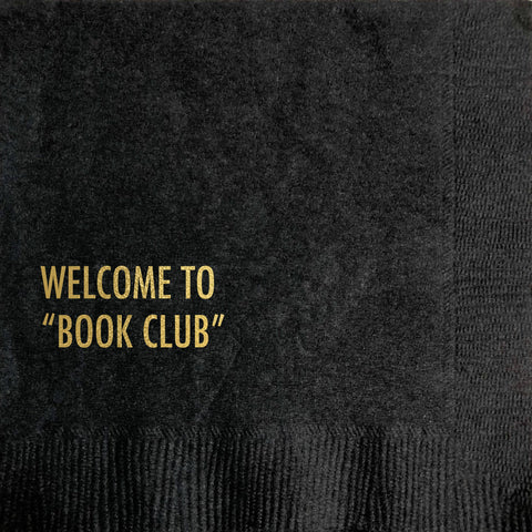 Cocktail Napkin-Book Club
