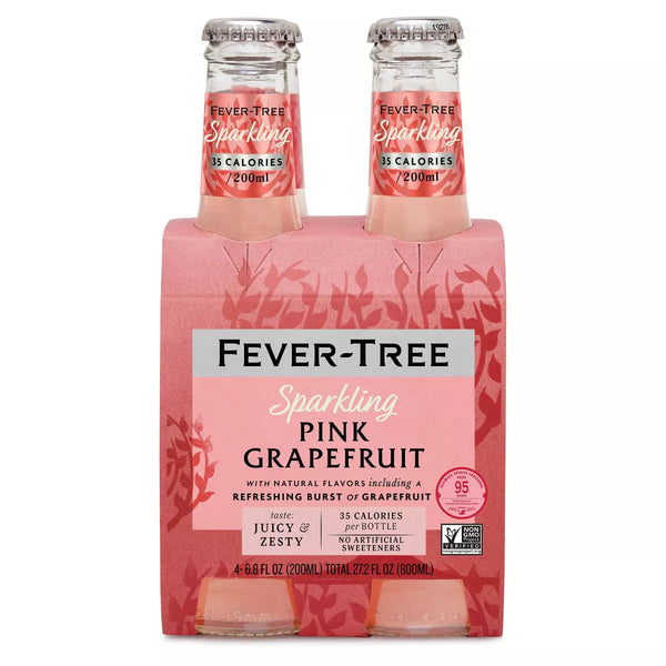 Fever-Tree Pink Grapefruit Soda: Premium Mixer For Vibrant Cocktails