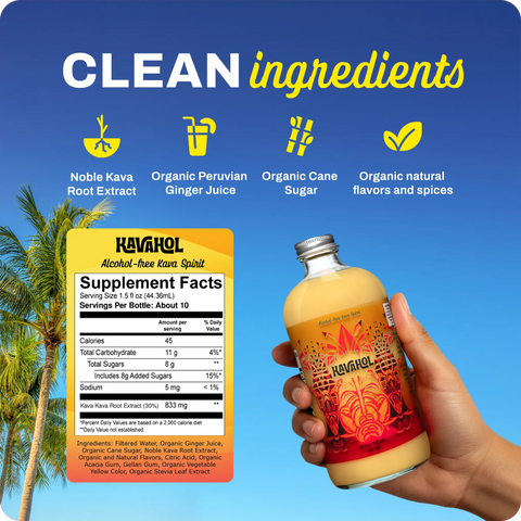 Kavahol - Kava Spirit, Fiery Ginger