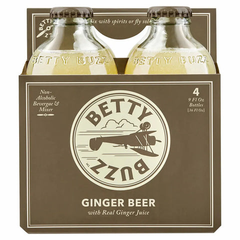 Betty Buzz Sparkling Ginger Beer 4 Pack