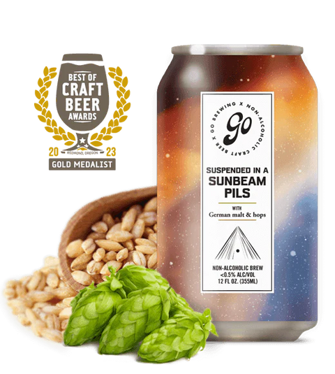 Go Brewing Suspended in A Sunbeam Pils