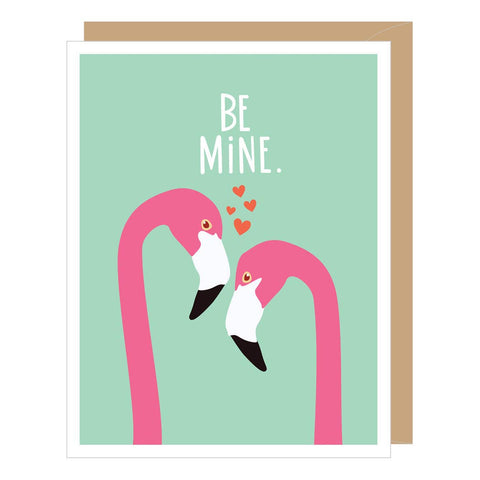 Flamingo Couple Valentine's Day Card