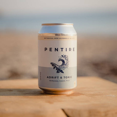 Pentire Adrift & Tonic (330ml cans) - non-alcoholic RTD