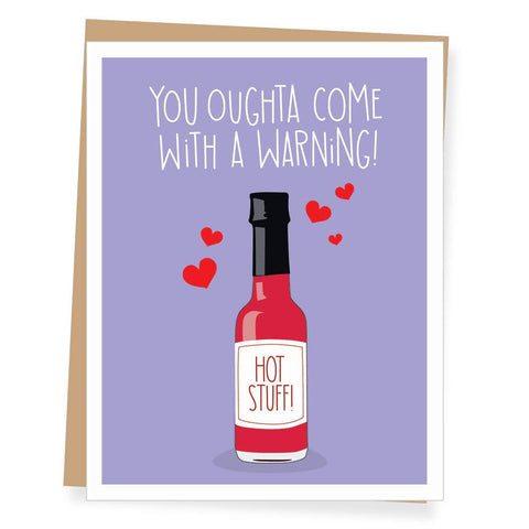 Hot Sauce Valentine's Day Card