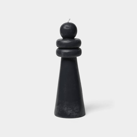 Carl Durkow Spindle Candle - Black